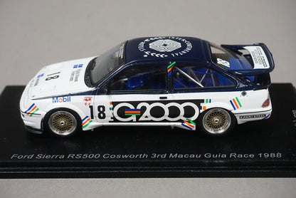 1:43 SPARK SA190 Ford Sierra RS500 Cosworth 3rd Macau Gear Race 1988 #18