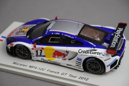 1:43 SPARK SF067 McLaren MP4-12C French GT Tour 2012 #17 model car