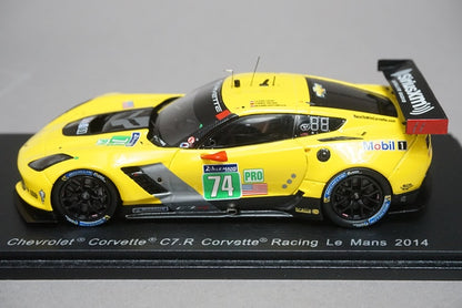 1:43 SPARK S4228 Chevrolet Corvette C7.R LM Racing 2014 #74