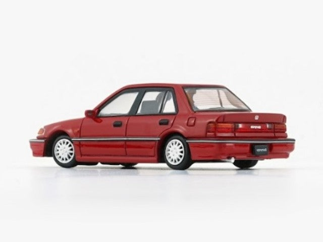 64B0400 BM Creations 1:64 Honda Civic EF2 1991 Red RHD