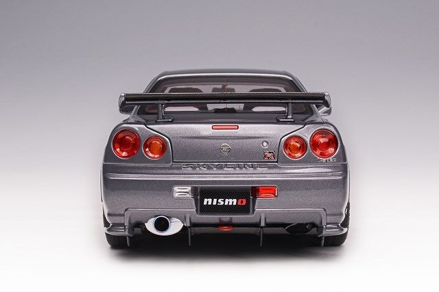 M83409 MOTORHELIX 1:18 Nissan Skyline GT-R R34 NISMO CRS VER. Gunmetal