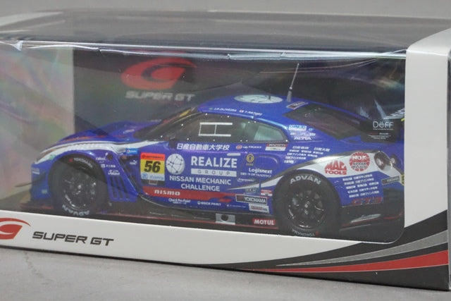 1:43 SPARK SGT083 Realize Nissan Mechanic Challenge GT-R KONDO Racing GT300 Super GT 2023 #56