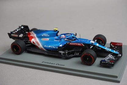 1:43 SPARK S7665 Alpine A521 Bahrain GP 2021 #31 model car