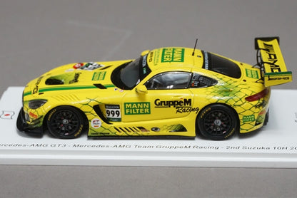 1:43 SPARK SJ084 Mercedes AMG GT3 2nd Suzuka 10h 2019 #999