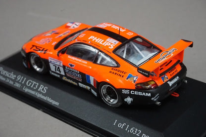 1:43 MINICHAMPS 400016974 Porsche 911 GT3-RS LM 24h 2001 #74