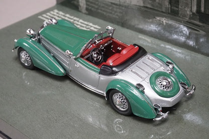 1:43 MINICHAMPS 436014205 Horch 855 Special Roadster 1938 Silver/Green