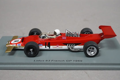 1:43 SPARK S6352 Lotus 63 French GP 1969 #14