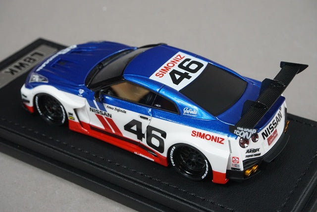 1:43 ignition model IG2549 LB-Silhouette WORKS GT Nissan 35GT-RR #46 White/Blue/Red