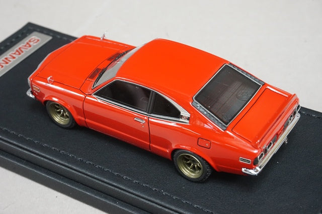 1:43 ignition model IG0637 Mazda Savanna Red w/Watanabe Wheels