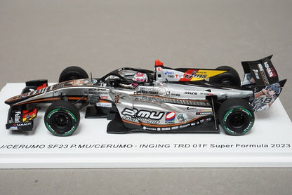 1:43 SPARK SFJ015 P.MU/Selmo Inging SF23 TRD 01F Super Formula 2023 #38 Sho Tsuboi