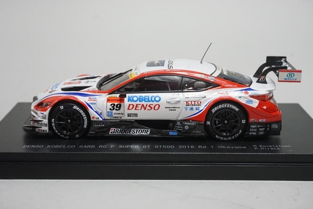 1:43 EBBRO 45388 LEXUS DENSO KOBELCO SARD RC F Super GT GT500 Okayama 2016 #39