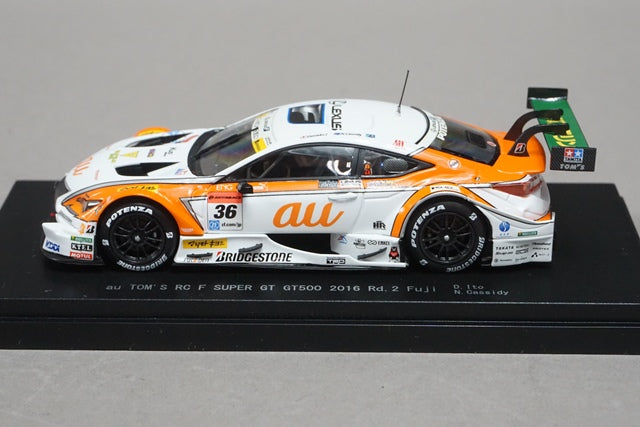 1:43 EBBRO 45454 LEXUS AU TOM'S RC F Super GT GT500 Fuji 2016 #36