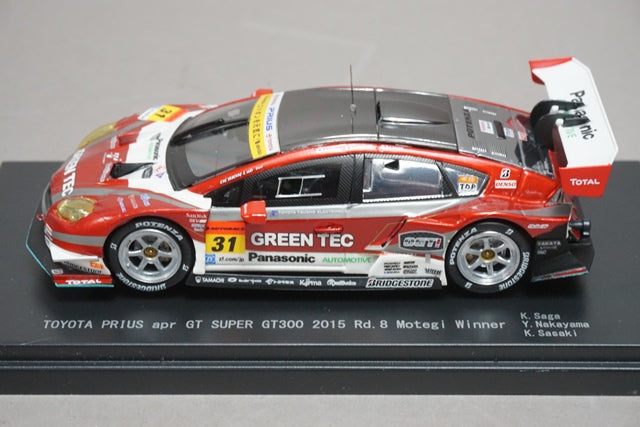 1:43 EBBRO 45369 Toyota Prius APR GT Super GT300 2015 Rd.8 Motegi Winner #31