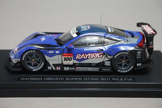 1:43 EBBRO 44549 Honda Raybrik HSV-010 Super GT500 2011 Rd.2 Fuji #100