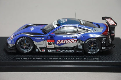 1:43 EBBRO 44549 Honda Raybrik HSV-010 Super GT500 2011 Rd.2 Fuji #100