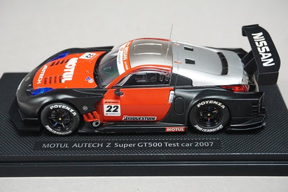 1:43 EBBRO 43911 Nissan MOTUL AUTECH Z SUPER GT500 Test Car 2007 #22