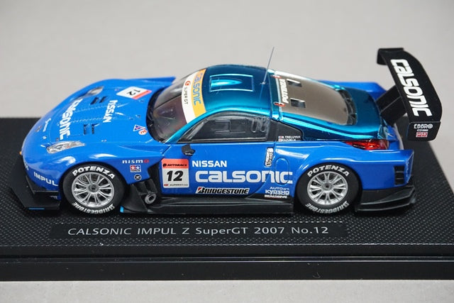 1:43 EBBRO 43915 Nissan CALSONIC IMPUL Z SUPER GT 2007 #12