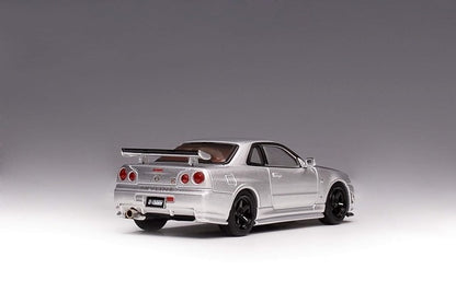 M63413 MOTORHELIX 1:64 Nissan Skyline GT-R R34 Z-TUNE Z-Tune Silver