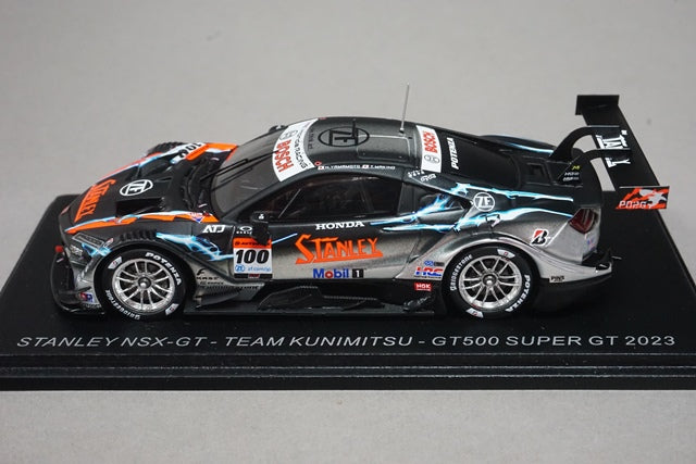 1:43 SPARK SGT065 Honda Stanley NSX-GT TEAM KUNIMITSU GT500 Super GT 2023 #100