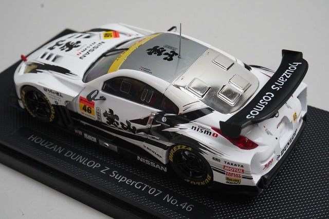 1:43 EBBRO 43924 HOUZAN DUNLOP Z Super GT 2007 #46 model car