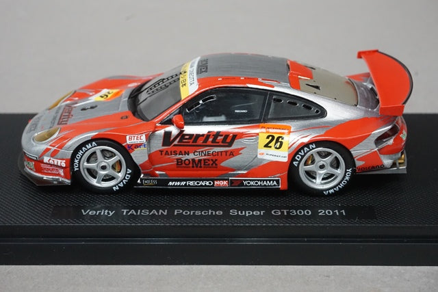 1:43 EBBRO 44576 Porsche Verity TAISAN Super GT300 2011 #26