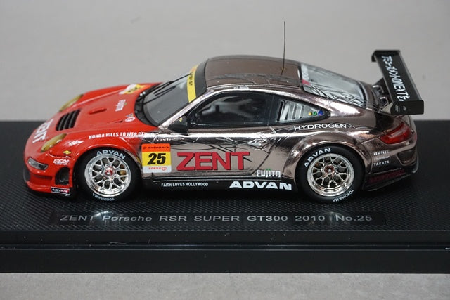 1:43 EBBRO 44430 Porsche ZENT RSR Super GT300 2010 #25