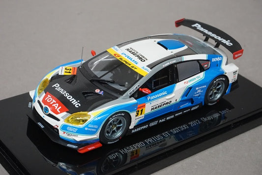 1:43 EBBRO 44829 Toyota APR Hasepro Prius GT SGT300 Okayama Test 2012 #31