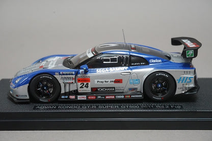 1:43 EBBRO 44543 Nissan ADVAN KONDO GT-R Super GT500 Fuji 2011 #24