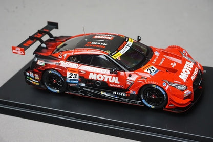 1:43 EBBRO 45504 45504 Nissan Motul Autech GT-R Super GT500 Rd.8 Motegi Winner 2017 #23 Tsugio Matsuda / R. Quintarelli
