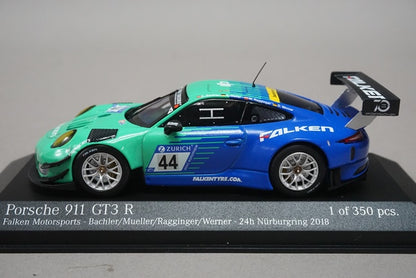 1:43 MINICHAMPS 413186744 FALKEN Motorsports special order Porsche 911 GT3R 2018