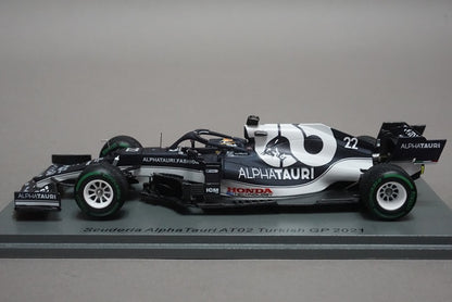 1:43 SPARK S7699 Honda Scuderia Alfa Tauri AT02 Turkish GP 2021 #22