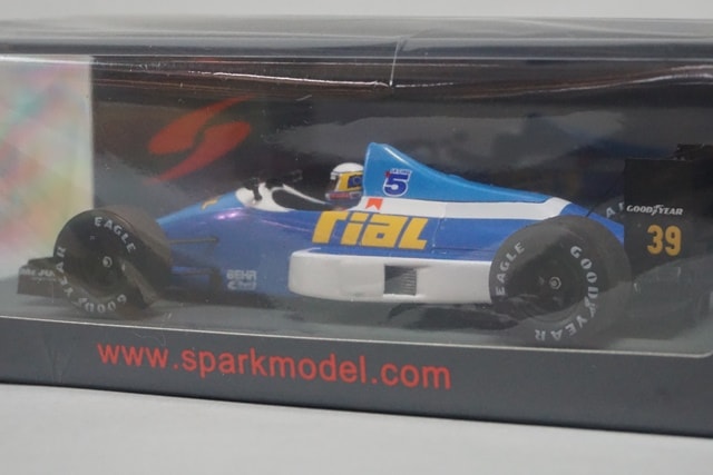 S3964 Spark 1:43 Rial ARC2 Practice Japan GP 1989 B. Gachot #39