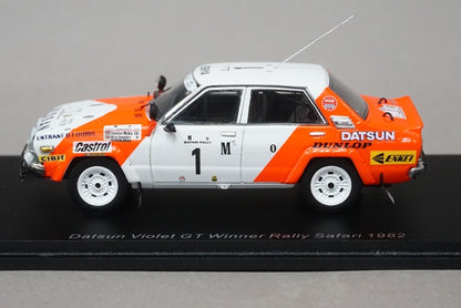 1:43 SPARK S7770 Nissan Datsun Violet GT Safari Rally Winner 1982 #1