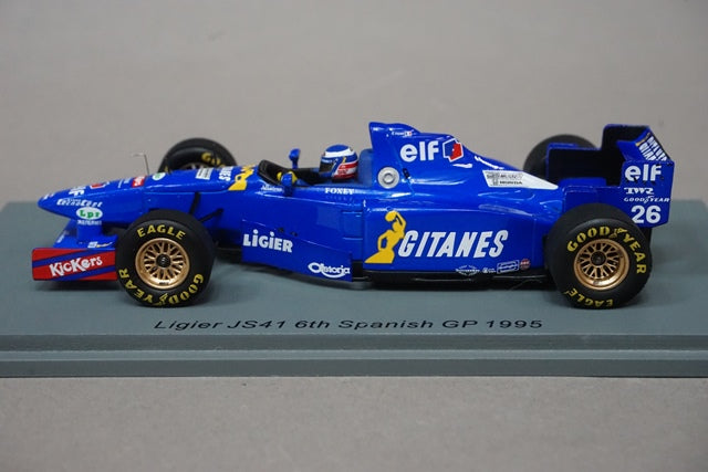 1:43 SPARK S7409 Ligier JS41 Spanish GP 1995 6th O.Panis #26