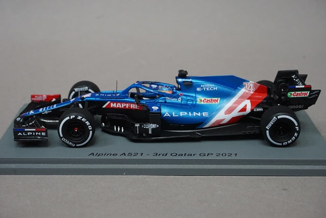 1:43 SPARK S7851 Alpine A521 3rd Qatar GP 2021 #14