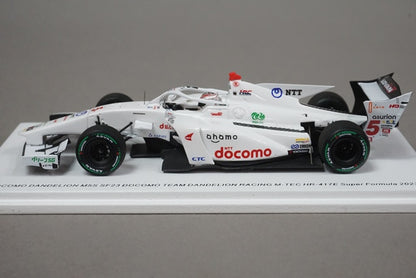 1:43 SPARK SFJ005 Honda Docomo Dandelion M5S SF23 M-TEC HR-417E Super Formula 2023 #5