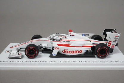 1:43 SPARK SJ114 Honda Docomo Dandelion M5S SF19 M-TEC HR-417E Super Formula 2022 #5