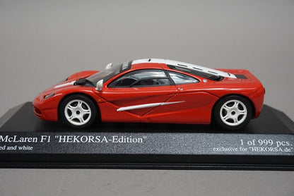 1:43 MINICHAMPS 533133441 McLaren F1 HEKORSA-Edition Red White