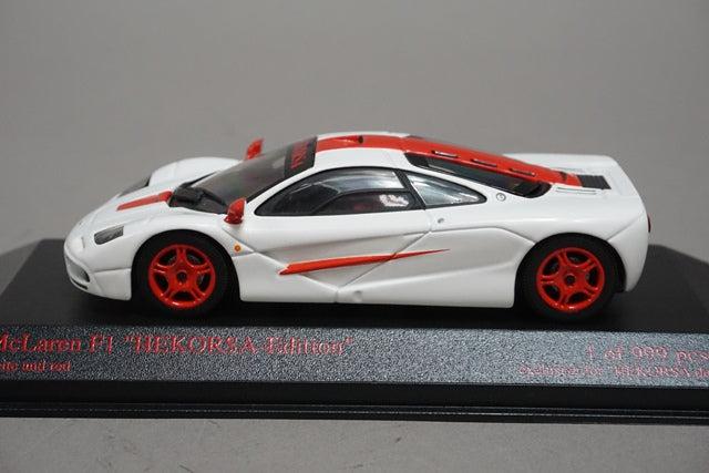 1:43 MINICHAMPS 533133442 McLaren F1 "HEKORSA-Edition" White&Red