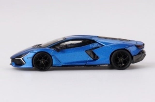 MGT00748-L TSM MINI-GT 1:64 Lamborghini Revuelto Blu Eleos Left-hand drive