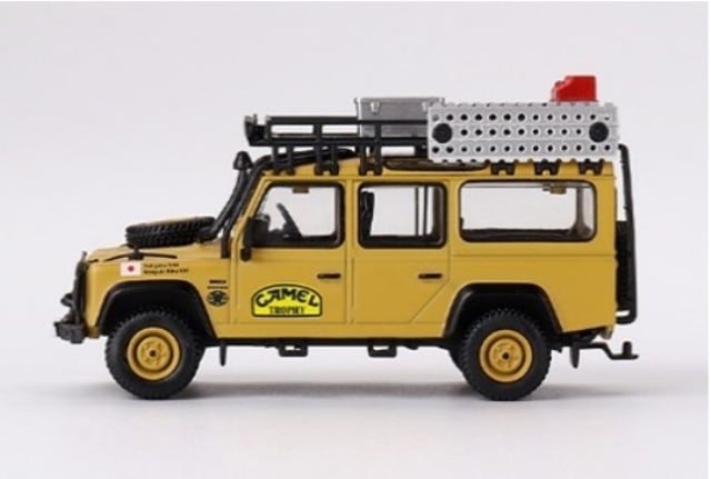 MGT00751-R TSM MINI-GT 1:64 Land Rover Defender 110 Camel Trophy Amazon 1989 Team Japan Right-hand drive