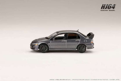 HJ644054MP Hobby JAPAN 1:64 Mitsubishi Lancer Evolution 8 MR GSR w/engine display model Medium Purplish Gray Mica