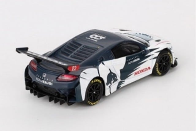 MGT00761-L TSM MINI-GT 1:64 Honda NSX GT3 EVO Red Bull Formula Nurburgring 2023 AlphaTauri Yuki Tsunoda Left-hand drive