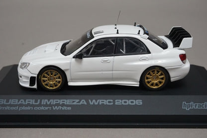 1:43 HPI 945 Subaru IMPREZA WRC 2006 Plain Color Model White