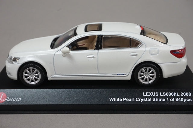 1:43 KYOSHO JC52001WP Lexus LS600hL White Pearl Crystal Shine