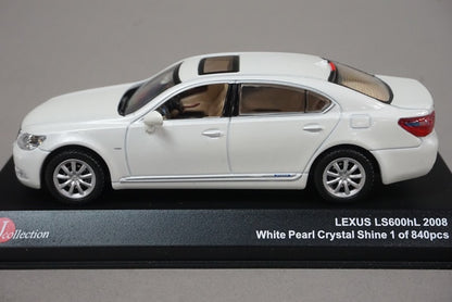 1:43 KYOSHO JC52001WP Lexus LS600hL White Pearl Crystal Shine