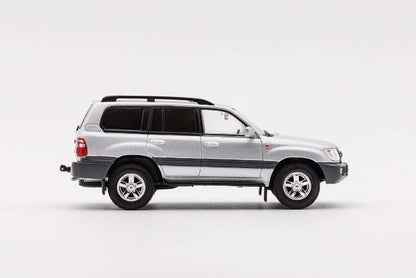 KS-023-381 GCD Gaincorp Products 1:64 Toyota Land Cruiser LC100 Silver