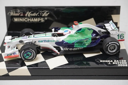 1:43 MINICHAMPS 400080016 Honda RA108 2008 #16