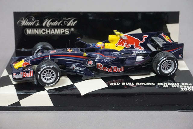 1:43 MINICHAMPS 400080010 Red Bull Racing Renault RB4 2008 #10