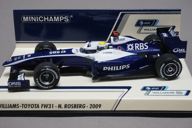 1:43 MINICHAMPS 400090016 Toyota Williams FW31 2009 #16 N.Rosberg